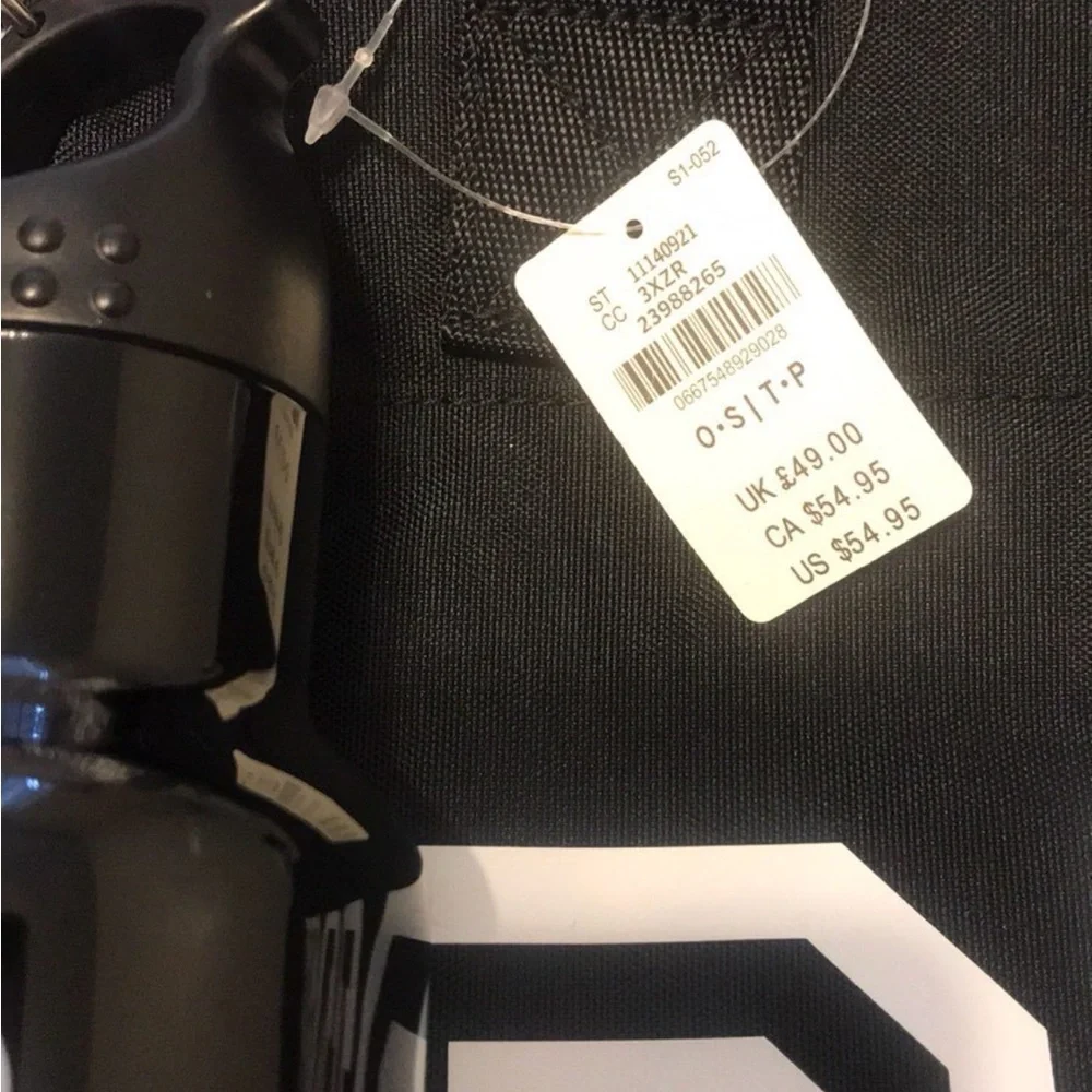 PINK Victoria's Secret Black Travel duffle Bag and water bottle - Picture 2 of 3